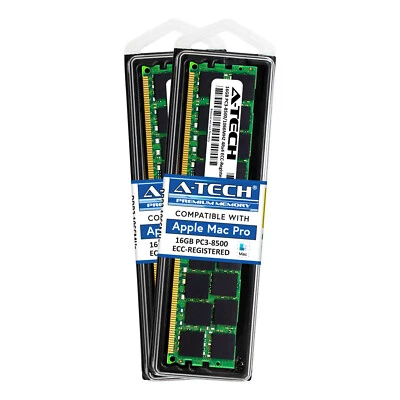 32GB Kit 2X 16GB Mac Pro Mid 2010 A1289 MC250LL/A MacPro5,1 Server Memory RAM - Image 1 of 4