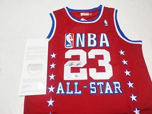 1989 NBA All Star #23 Michael Jordan Autographed Jersey Upper Deck Authentic COA