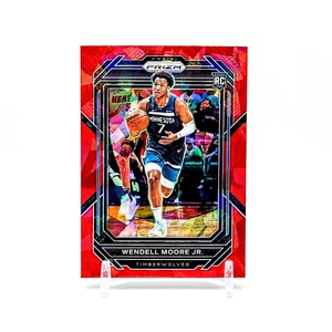2022-23 Prizm Wendell Moore Jr. Red Cracked Ice Prizm Rookie #221 - T-Wolves RC - Picture 1 of 2