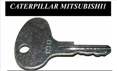 123243 12343 Caterpillar Mitsubishi Kubota Kumiai Beaver Forklift Ignition keys.