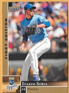 JOAKIM SORIA KANSAS CITY ROYALS #337 - UPPER DECK FIRST EDITION NM-MT 2009 - Picture 1 of 2