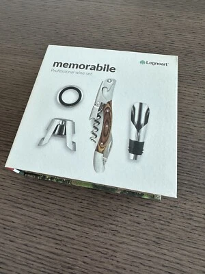 Legnoart Wine 4-Piece set “Memorabile” Grand Crue, Gift Boxed - Image 1 of 4