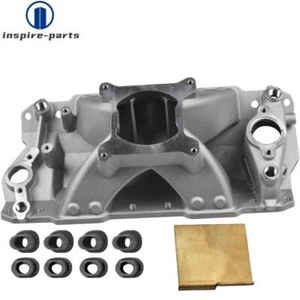 Colector de admisión de motor de bloque pequeño de un solo plano para Chevy SBC 350 400 1957-1995 - Imagen 1 de 11