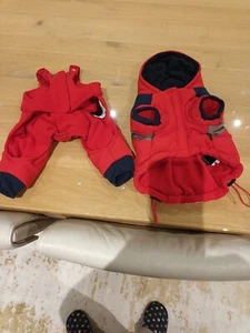 Silver Paw Dog 2 Piece Snow Coat Size Small - Picture 1 of 7