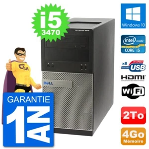PC Dell 3010 MT i5-3470 RAM 4Go Disque Dur 2To HDMI Windows 10 Wifi - Photo 1/3