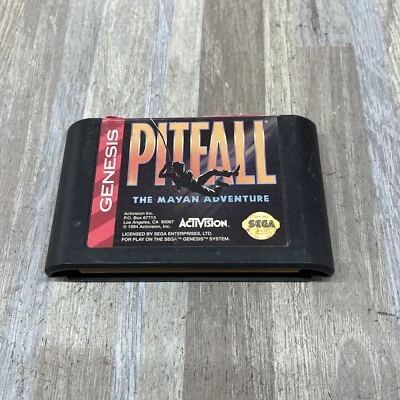 Pitfall The Mayan Adventure SEGA GENESIS GAME Cartridge - Image 1 of 4