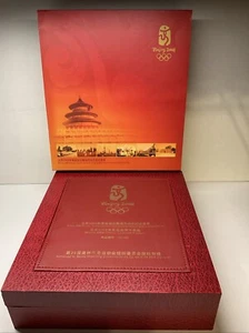 Peking 2008 Olympische Spiele Gastgeber Städte Desktop Gedenkmedaille Set 101150 - Bild 1 von 17