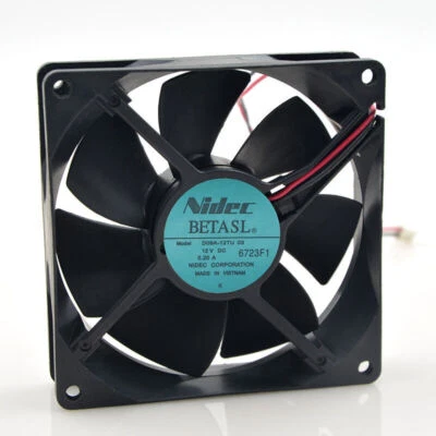 Nidec Axial flow fan D09A-12TU 03 12V 0.2A 2-pin server cooling fan - Image 1 of 4