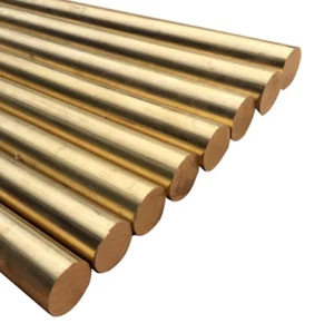 4" Brass Round Rod Knife Handle Rivet PIN Mosaic Diameter 10-25mm - Picture 1 of 4