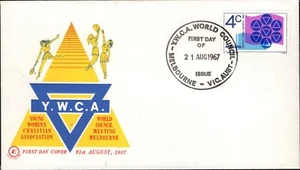 1967 Australia Y.W.C.A 4c Excelsior sin dirección cancelación especial portada primer día - Imagen 1 de 1