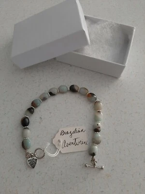 joyas hechas a mano, pulseras de cuentas de piedra natural Foto 1 de 2