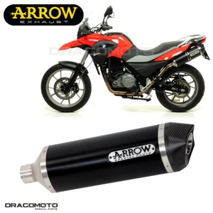 Muffler BMW G 650 GS 2013 2014 ARROW ALU Black CC RACE-TECH - Picture 1 of 5