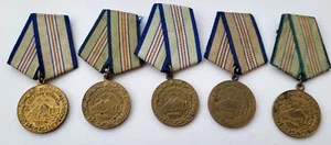 WWII WW2 USSR Soviet Russia Medal "For the Defence of the Caucasus" - 5pcs - Picture 1 of 8