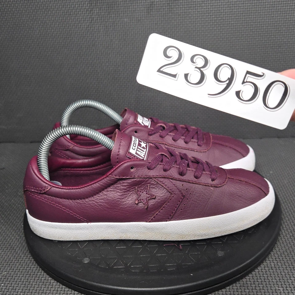 Converse Breakpoint Ox Shoes Womens Sz 8 Burgundy White Low Top Sneakers - Image 1 of 4