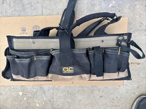 CLC Work Gear 1530 Borsa Porta Attrezzi, Nera, Tela/Poliestere, 42 Tasche - Foto 1 di 20
