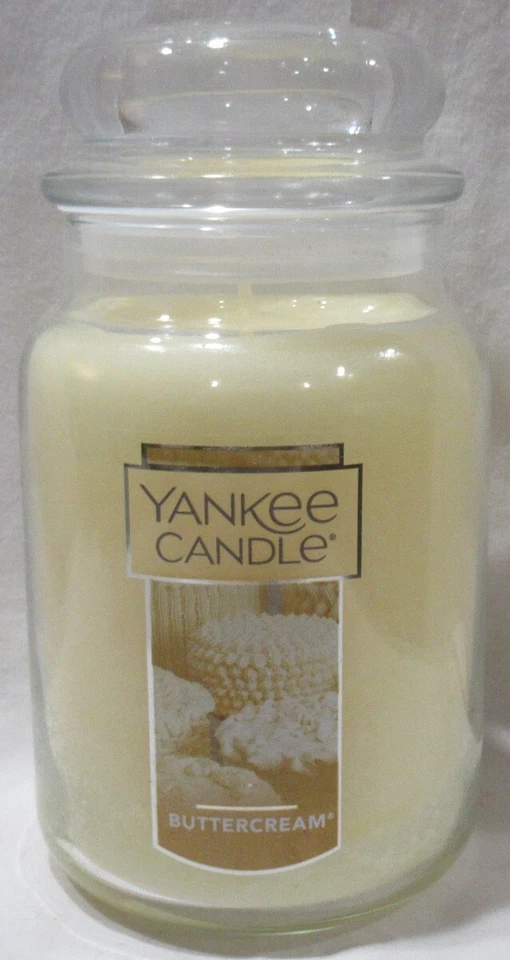 Yankee Candle Large Jar Buttercream 22 Oz Authentic Food & Spice Collection