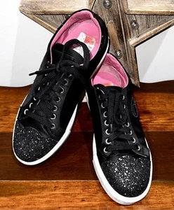 Blumarine Black Glitter Sneaker 9 - Picture 1 of 15