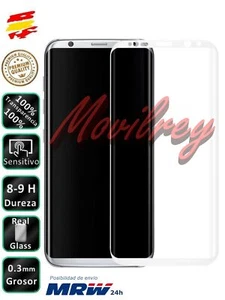 Protector Samsung Galaxy S8 Dorado Completo 3D Cristal Templado de Pantalla - Imagen 1 de 10