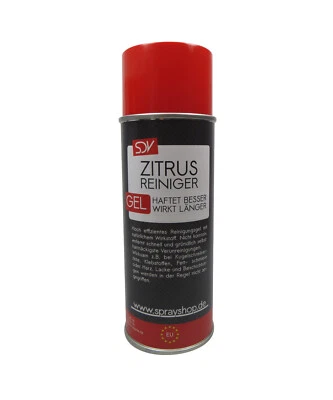 CITRUSREINIGER GEL 400ml Zitrus Zitronen Reiniger Klebstoff Nikotin Entferner - Bild 1 von 3