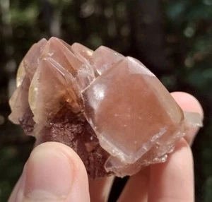 FLAWLESS RED PHANTOM CALCITE VERY RARE WORLD CLASS INCREDIBLE NATURAL CRYSTAL - Picture 1 of 12