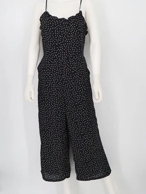 Nuevo mono Charlie Paige negro a lunares pequeño para mujer Foto 1 de 4