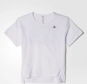 adidas Performance Girls AA Number Tee White RRP £20 BNWT AY5355 - Picture 1 of 3