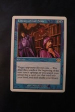 Library Of Lat-Nam - Magic The Gathering MTG - Sixth (6th) Edition - Mint Blue