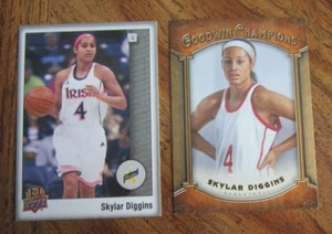 Skylar Diggins Lot of 2 DIFFERENT Trading Cards NCAA Basketball Fighting Irish - Picture 1 of 2