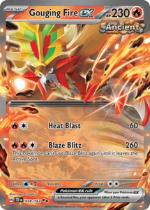 Pokemon TCG GCC Gouging Fire ex TEF 038/162 English EXC/NM Temporal Forces REG - Imagen 1 de 1
