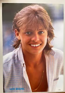 LUIS MIGUEL, RARE AUTHENTIC 1980's POSTER , LAST ONE!! - Picture 1 of 4