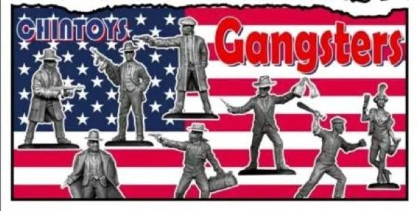 CHINTOYS CHT031 AMERICAN GANGSTERS 8 FIGURES (COLORS VARY) - Image 1 of 1