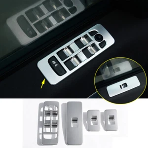 Silver ABS Window Lift Switch Button Trim For Land Rover Discovery Sport 2015-19 - Bild 1 von 12