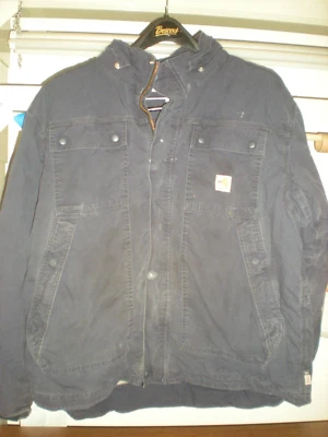 Carhartt FR 102182-410 Mens Large-RG Full Swing Navy Blue Quilted Jacket - Image 1 of 2