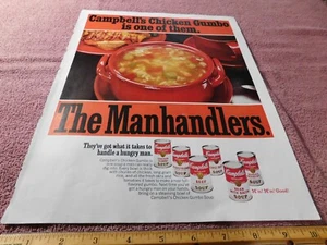 Campbell's "The Manhandlers" Original Print Ad from Magazine Vintage 1968 - Picture 1 of 2