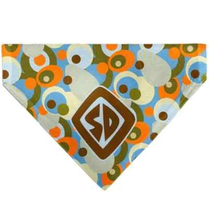 PET BANDANA - SCOOBY DOO SD DOG ETIQUETA RETRO PUNTOS MULTICOLOR - Imagen 1 de 2