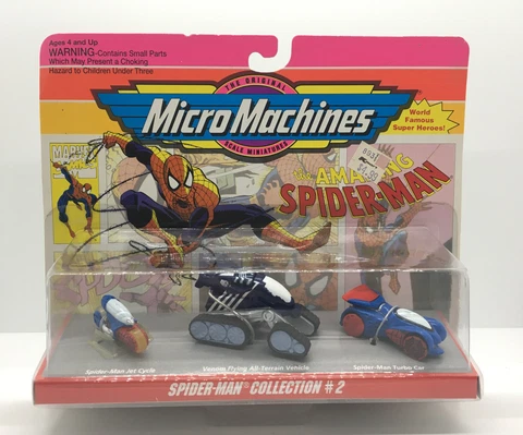 Vintage 1993 Marvel The Amazing Spider-Man Micro Machines Collection #2 Galoob Cover