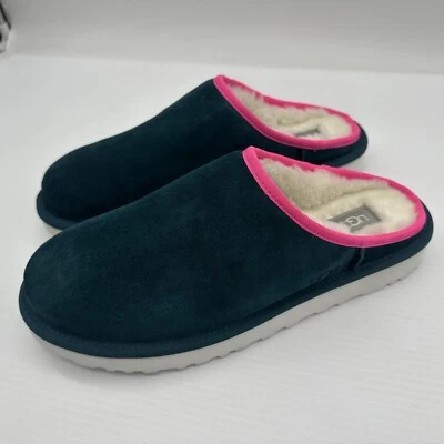 Zuecos de gamuza UGG clásicos para hombre sin cordones UGG rosa azulado talla 12 precio de venta sugerido por el fabricante $100 Foto 1 de 4