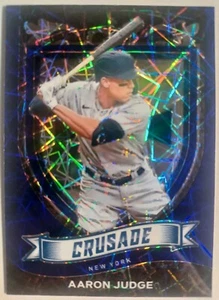 2021 PANINI CHRONICLES CRUSADE BLUE #13 NEW YORK YANKEES AARON JUDGE MINT 05253 - Picture 1 of 2