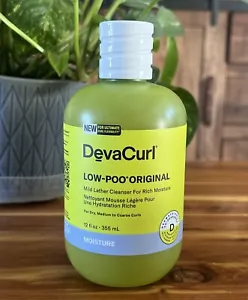 DevaCurl Low-Poo Original Mild Lather Cleanser For Curls ~ Moisture ~ 12 oz - Picture 1 of 1