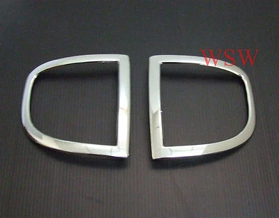 CHROME REAR REFLECTOR TRIM COVER FITS MITSUBISHI L200 ANIMAL TRITON 2005-2013 - Image 1 of 3