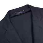 Mens 42 L Brooks Brothers 1818 Fitzgerald X Estrato Solid Navy Blue Wool Suit