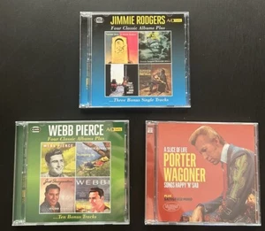 Jimmie Rodgers, Webb Pierce Classic Albums / Porter Wagoner Slice Of Life - Bild 1 von 5