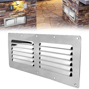 Outdoor Kitchen Grill Vent Stainless Steel Louver Vent Panel Accessory - Picture 1 of 9