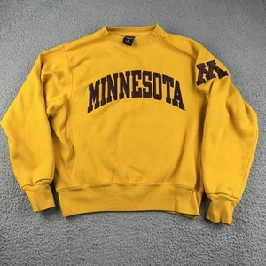 Minnesota Golden Gophers Sweatshirt Mens Small Gold Maroon NCAA College Pullover - Picture 1 of 11