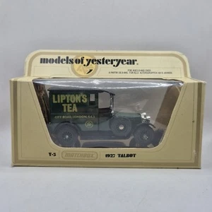 MATCHBOX MODELS OF YESTERYEAR Y-5 1927 TALBOT 1:47 Scale Vintage Model Car - Picture 1 of 4