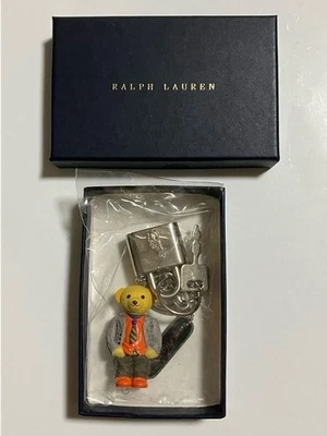 Ralph Lauren Polo Bear W/Padlock Cadena Bag Charm Key Ring Unused Novelty O3 - Image 1 of 4