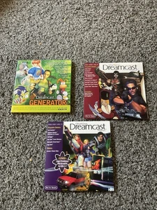 Sega Dreamcast Magazine 3 Demo Discs - Vol. 9 & 11 & Generator 2 Dreamcast Used - Picture 1 of 7
