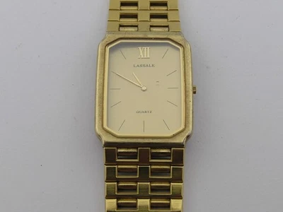 Vintage Seiko Lassale Mens Watch w/ Band Parts or Repair Not Working 2F50-5669 - Image 1 of 4