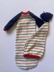 DE COLECCIÓN 1985 PEDIGRÍ SINDY MUÑECA ROPA *CÁLIDO Y ACOGEDOR* CAMISÓN Y GORRA DE DORMIR - Imagen 1 de 5