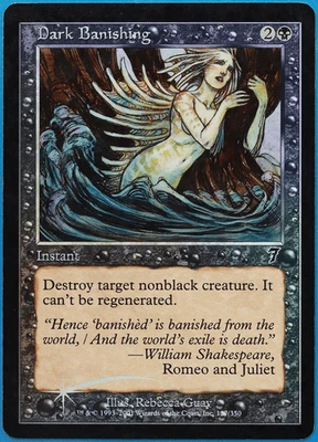 Dark Banishing FOIL 7th Edition PLD Black Common MTG CARD (ID# 497995) ABUGames - Image 1 of 2